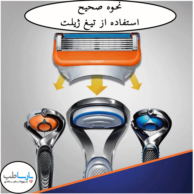 نحوه صحیح استفاده از تیغ ژیلت