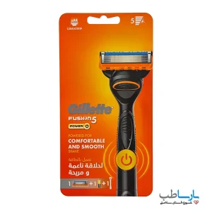 ژیلت برقی فیوژن پاور Fusion power 5 با یک یدک (اصل) برند ژیلت Gillette