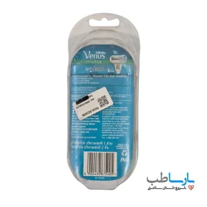 ژیلت ونوس اسموت سه لبه با دو تیغ یدک (اصل) Gillette Venus Smooth