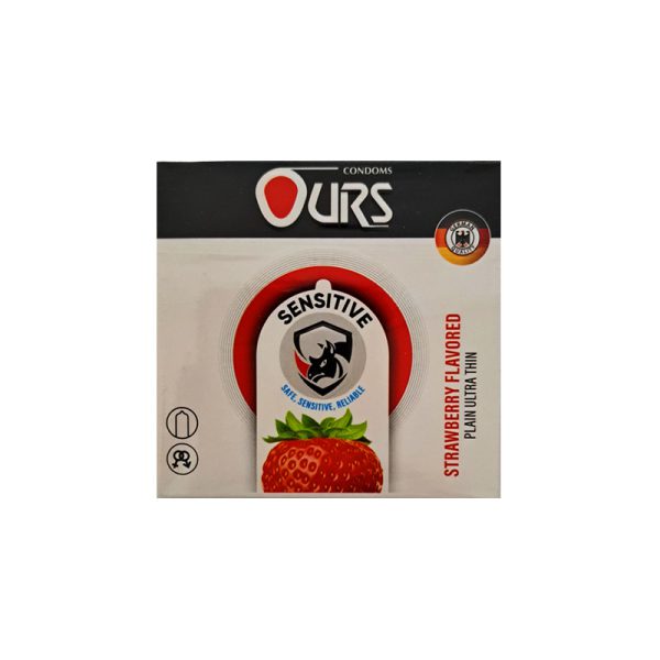 کاندوم تاخیری اورس Ours SENSITIVE بسته سه عددی - Image 1