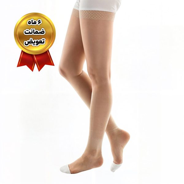 جوراب واریس با کفی مدل AG (کف پا تا بالای ران) برند سگال مد - Image 1