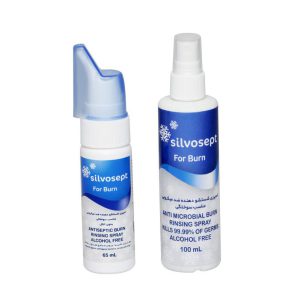 اسپری سوختگی نقره دار ضد عفونی کننده سیلوسپت کیتوتک