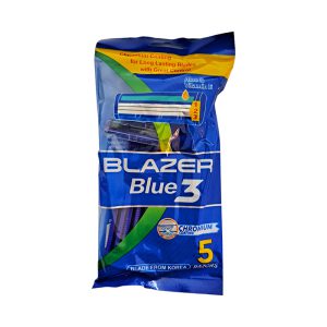 ژیلت سه لبه صابوندار Blazer Blue 3 بسته 5 عددی (اصل) بلیزر