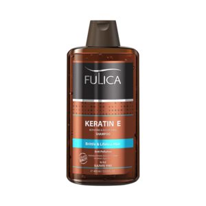 شامپو تقویت کننده و ترمیم کننده ساقه مو 400 میل کراتین E فولیکا