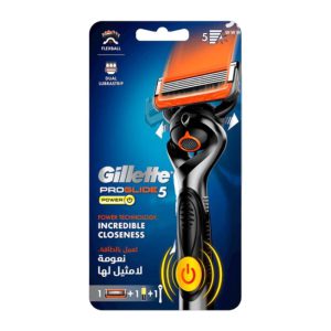 ژیلت برقی فیوژن پروگلاید فلکسی بال PROGLIDE POWER با یک یدک (اصل) ژیلت Gillette