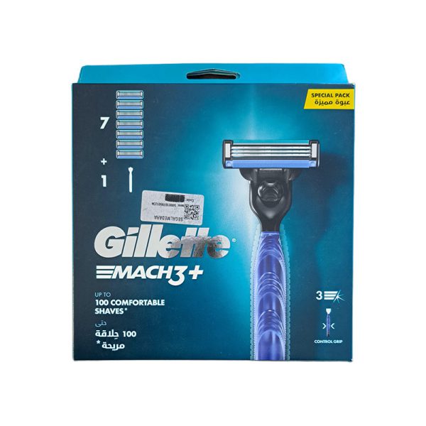 ژیلت دستگاه مچ تری Mach3 با 7 یدک (اصل) برند ژیلت Gillette - Image 1