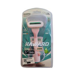 ژیلت دستگاه پنج لبه زنانه مدل SMART با دو یدک هاوارد Haward