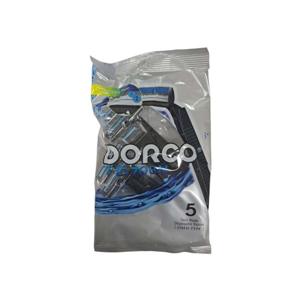 ژیلت دورکو صابون دار دولبه 5 عددی مدل TG708N (اصل) dorco - Image 2