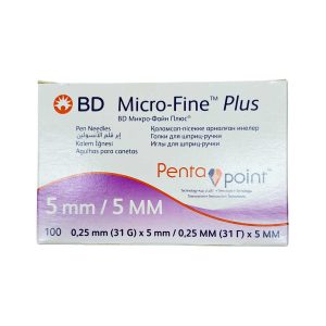 سر سوزن انسولین BD سایز 5 گیج 31 بسته 100 عددی