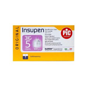 سر سوزن انسولین پیک PIC سایز 5 گیج 31 بسته 100 عددی