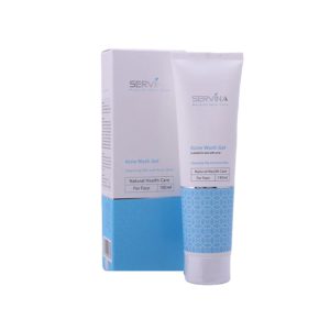 ژل شستشوی صورت مخصوص پوست آکنه دار سروینا حجم 100 میلی لیتر