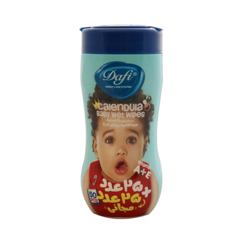-کودک-کالاندولا-کمر-باریک-50-عددی.jpg دستمال مرطوب کودک دافی کالاندولا کمر باریک 50 عددی Dafi - Image 1