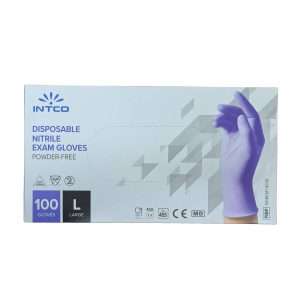دستکش نیتریل INTCO بسته 100 عددی