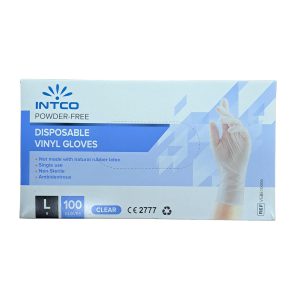 دستکش وینیل INTCO بسته 100 عددی