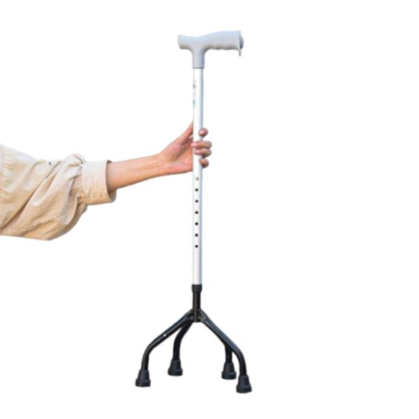 عصا چهار پایه آلومینیومی دسته پلاستیکی ایبکا IBKA - Image 1