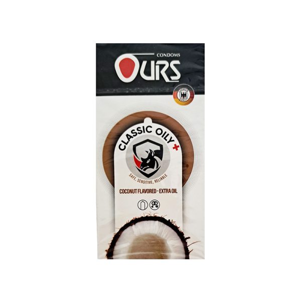کاندوم کلاسیک روان کننده اورس Ours Oily Plus بسته 12 عددی - Image 1