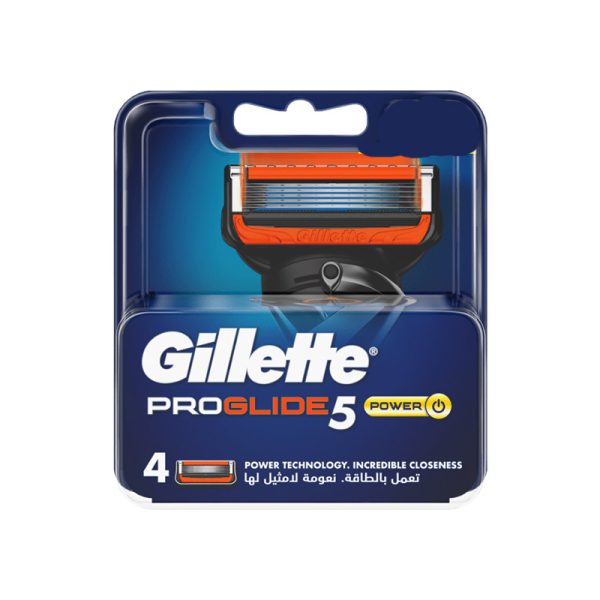 تیغ یدک ژیلت فیوژن پروگلاید پاور بسته 4 عددی (اصل) برند Gillette - Image 2