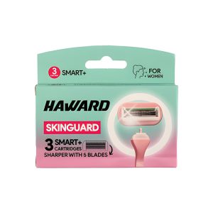 تیغ یدک ژیلت پنج لبه زنانه مدل smart plus بسته 3 عددی هاوارد Haward