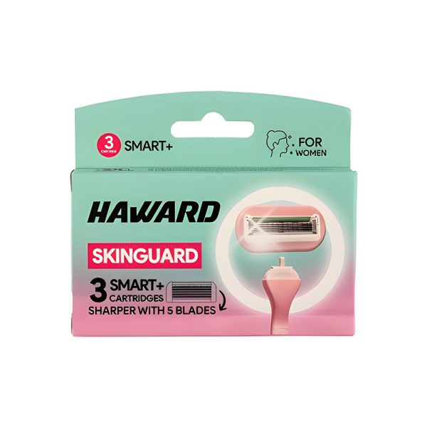 تیغ یدک ژیلت پنج لبه زنانه مدل smart plus بسته 3 عددی هاوارد Haward - Image 1