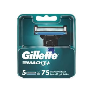 تیغ یدک ژیلت مچ تری Mach3 بسته 5 عددی (اصل) برند Gillette