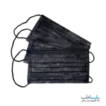 ماسک سه لایه مشکی ATS بسته 10 عددی-2
