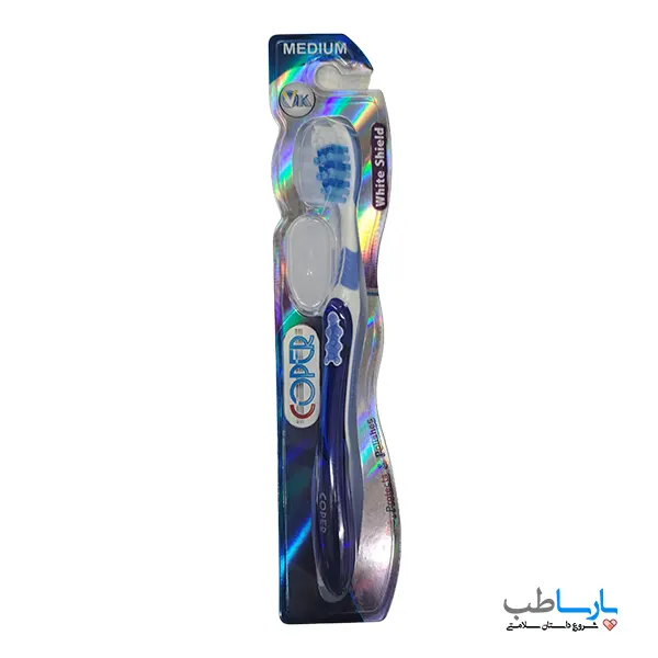 COPER M 2 مسواک کوپر COPER مدل White shield medium کد 133-2