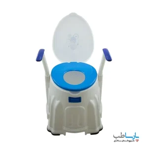 صندلی توالت مبله پلاستیکی دو درب صحرا