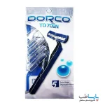 ژیلت دو لبه 5 عددی TD709N (اصل) دورکو dorco