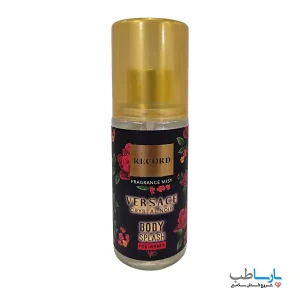بادی اسپلش زنانه رکورد RECORD مدل VERSACE CRYSTAL NOIR حجم 150 میلی لیتر