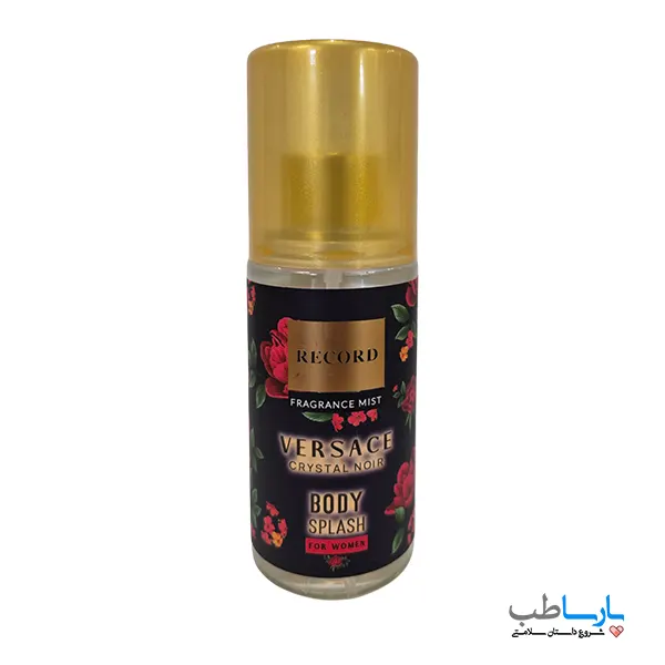 Record Women's Body Splash – Versace Crystal Noir – 250 ml بادی اسپلش زنانه رکورد RECORD مدل VERSACE CRYSTAL NOIR حجم 150 میلی لیتر